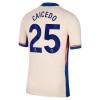 Maillot de Supporter Chelsea Caicedo 25 Extérieur 2024-25 Pour Homme